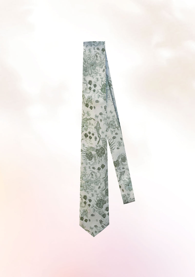 Green Sea Garden Tie