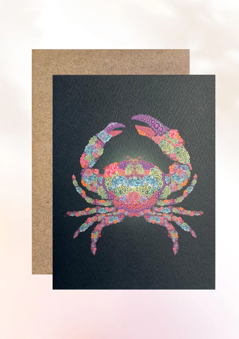 CRAB GREETING CARD