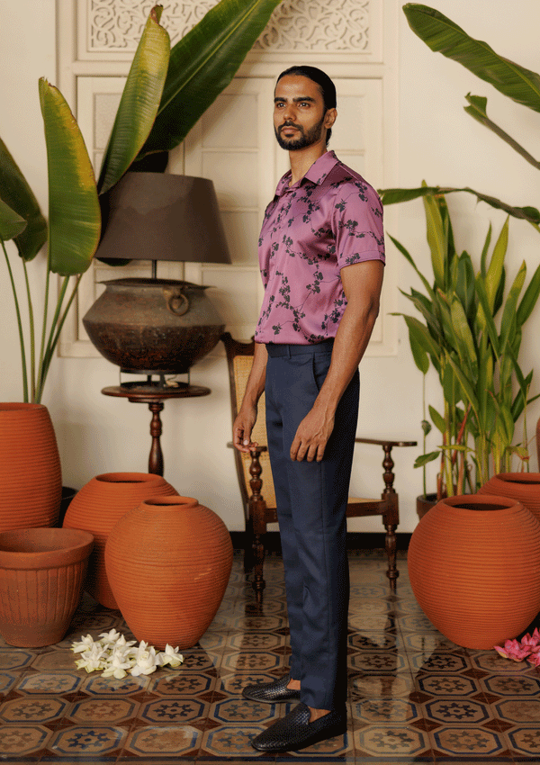 Mono Kandyan Orchid Shirt