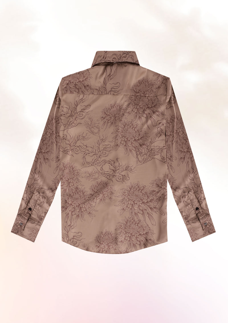 Mocha mousse Chrysanthemum Shirt