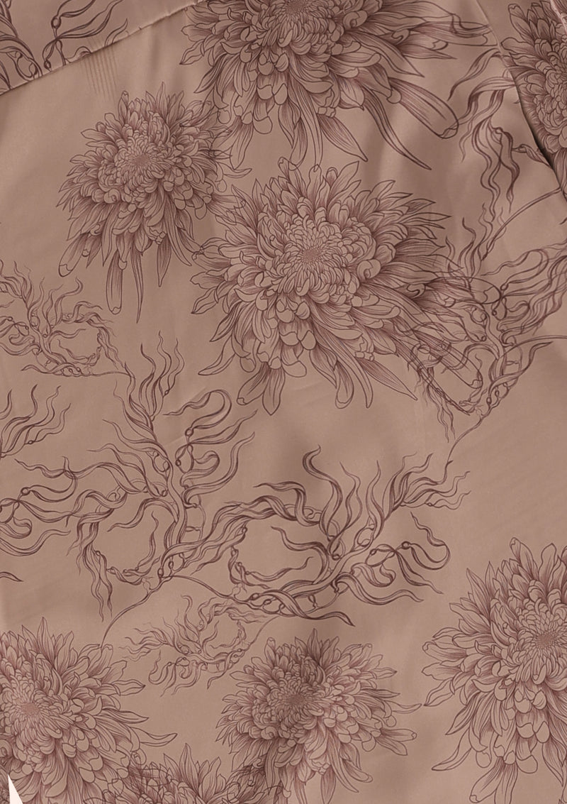 Mocha mousse Chrysanthemum Shirt