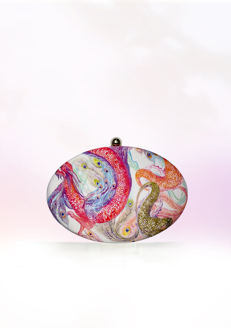 Sea Dragon Dream Oval Clutch