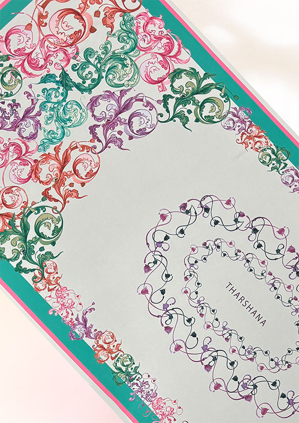 Pastel Sea Wave Shawl