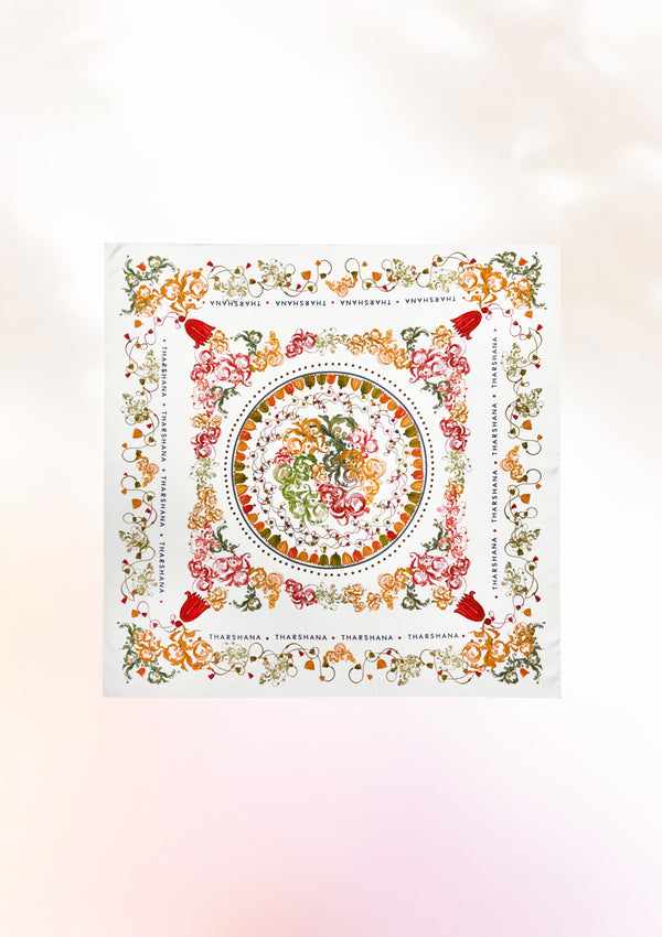 Petal Mandala of Serendib Scarf