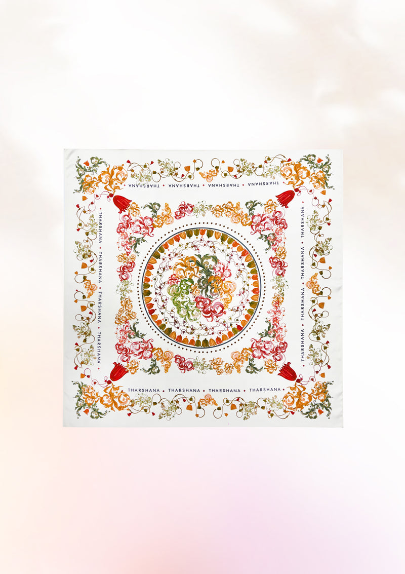 Petal Mandala of Serendib Scarf
