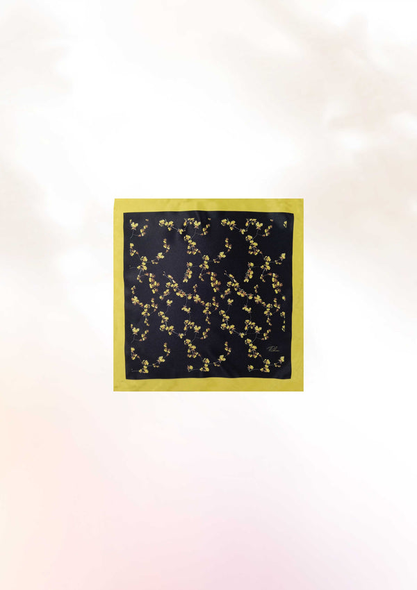 Kandyan Orchid Pocket Square
