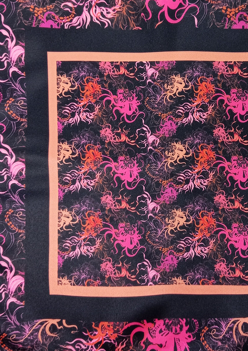 Abstract Chrysanthemum Pocket Square