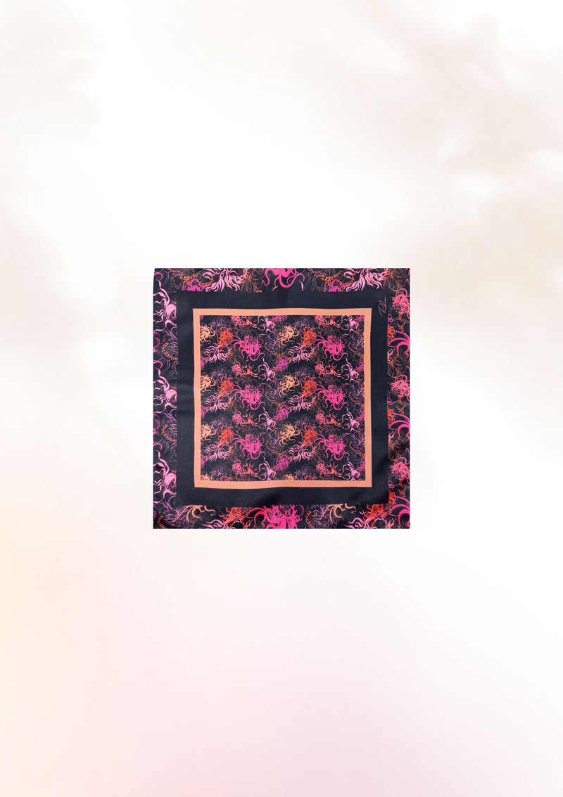 Abstract Chrysanthemum Pocket Square
