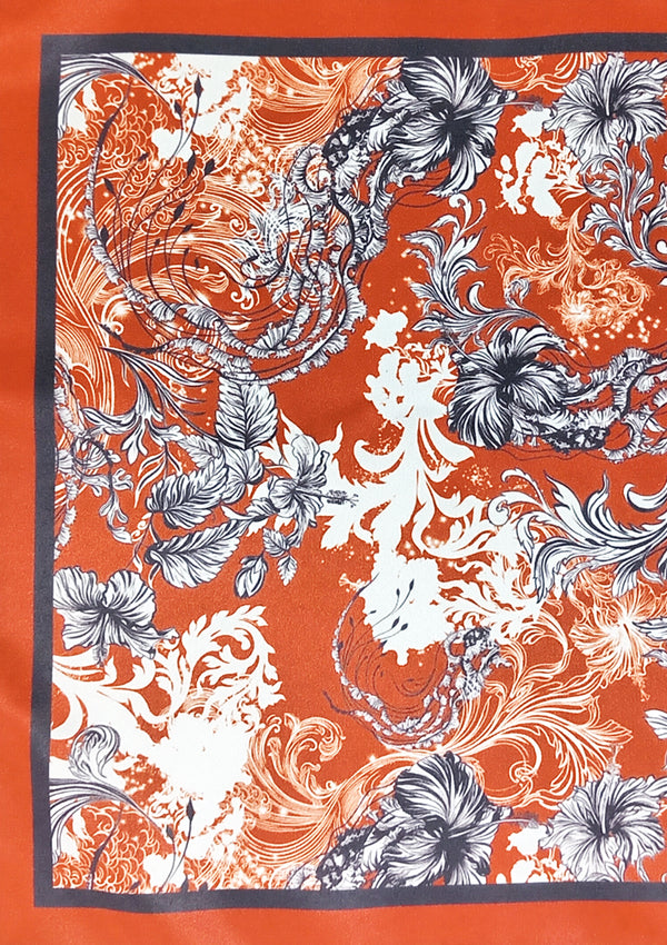 Hibiscus jellyfish Pocket Square