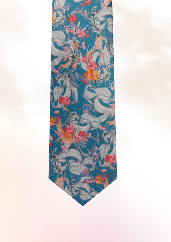 Whimsical Seahorse Tie