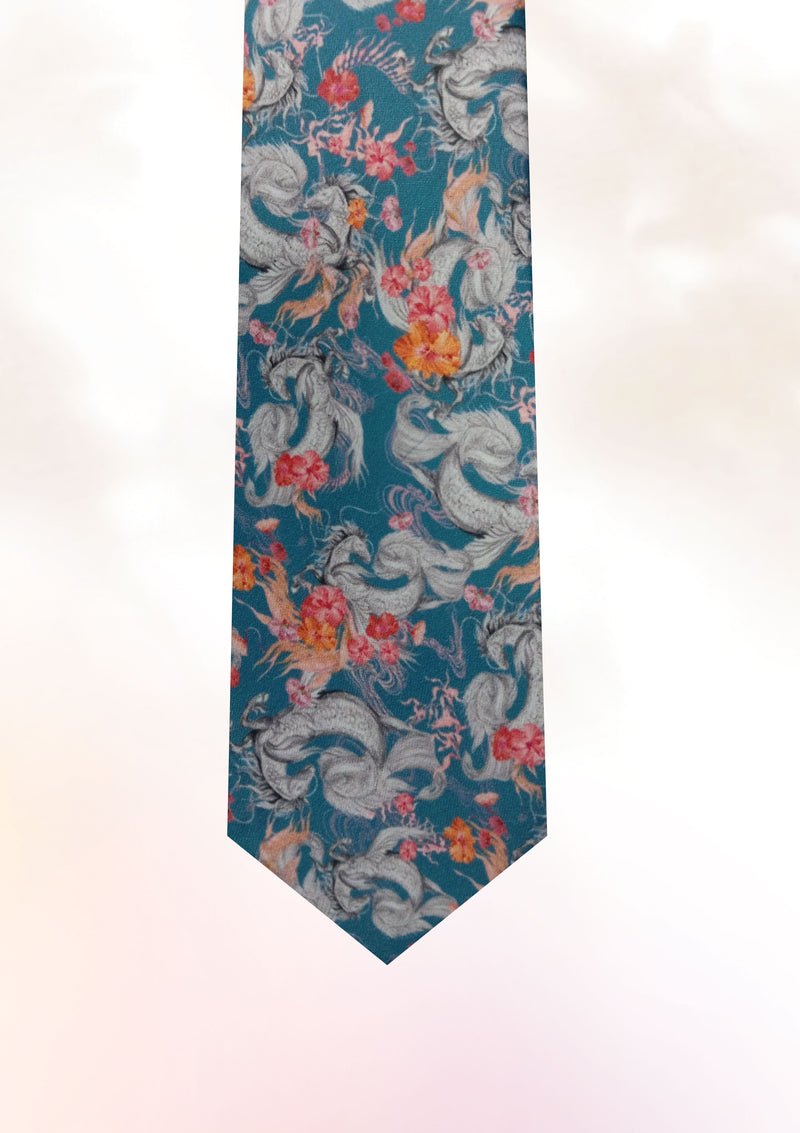 Whimsical Seahorse Tie