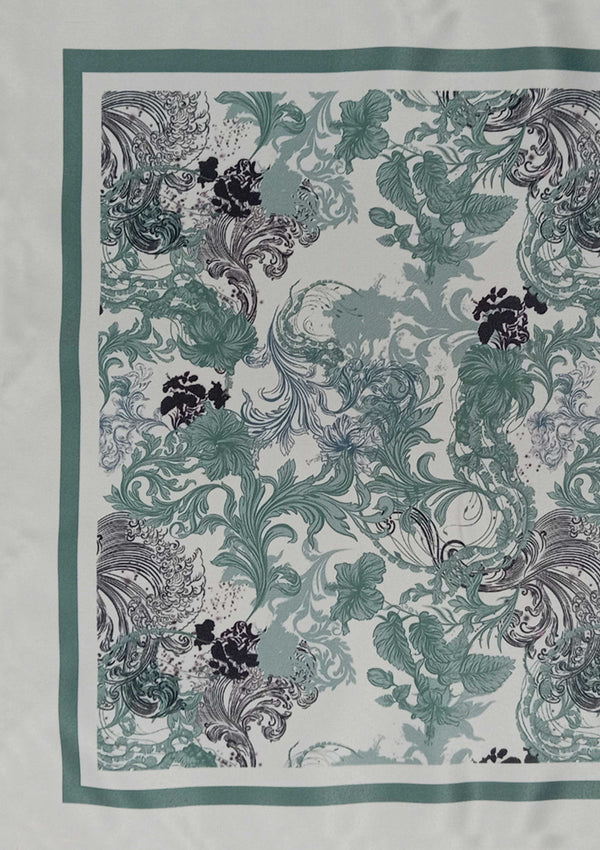 Ocean Blue Hibiscus Pocket Square