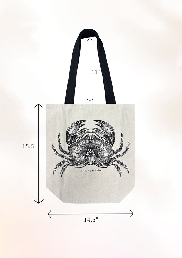 Crab Orchid Tote