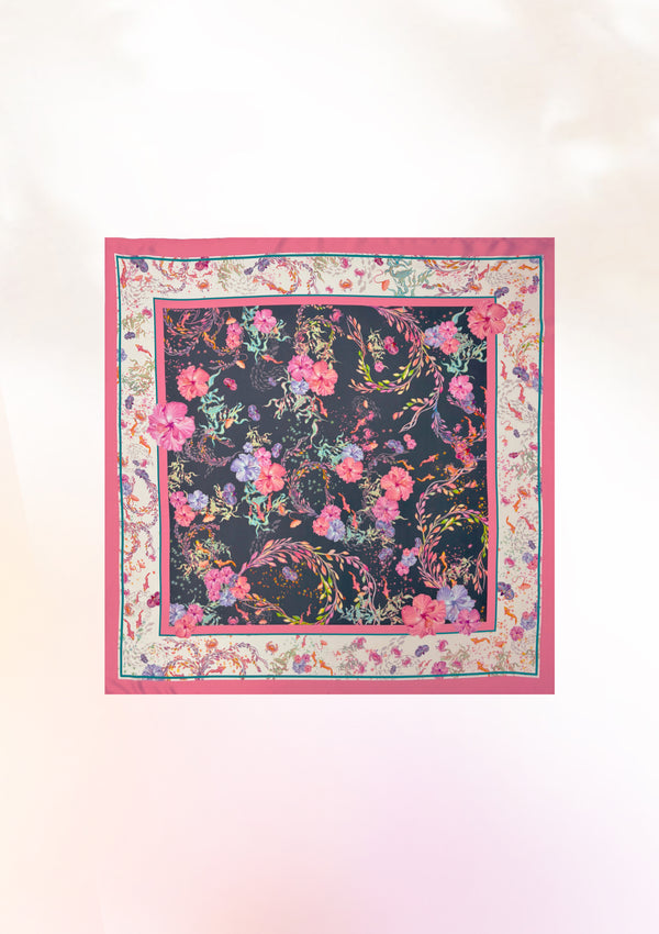 Floral Dreamscape Night Scarf