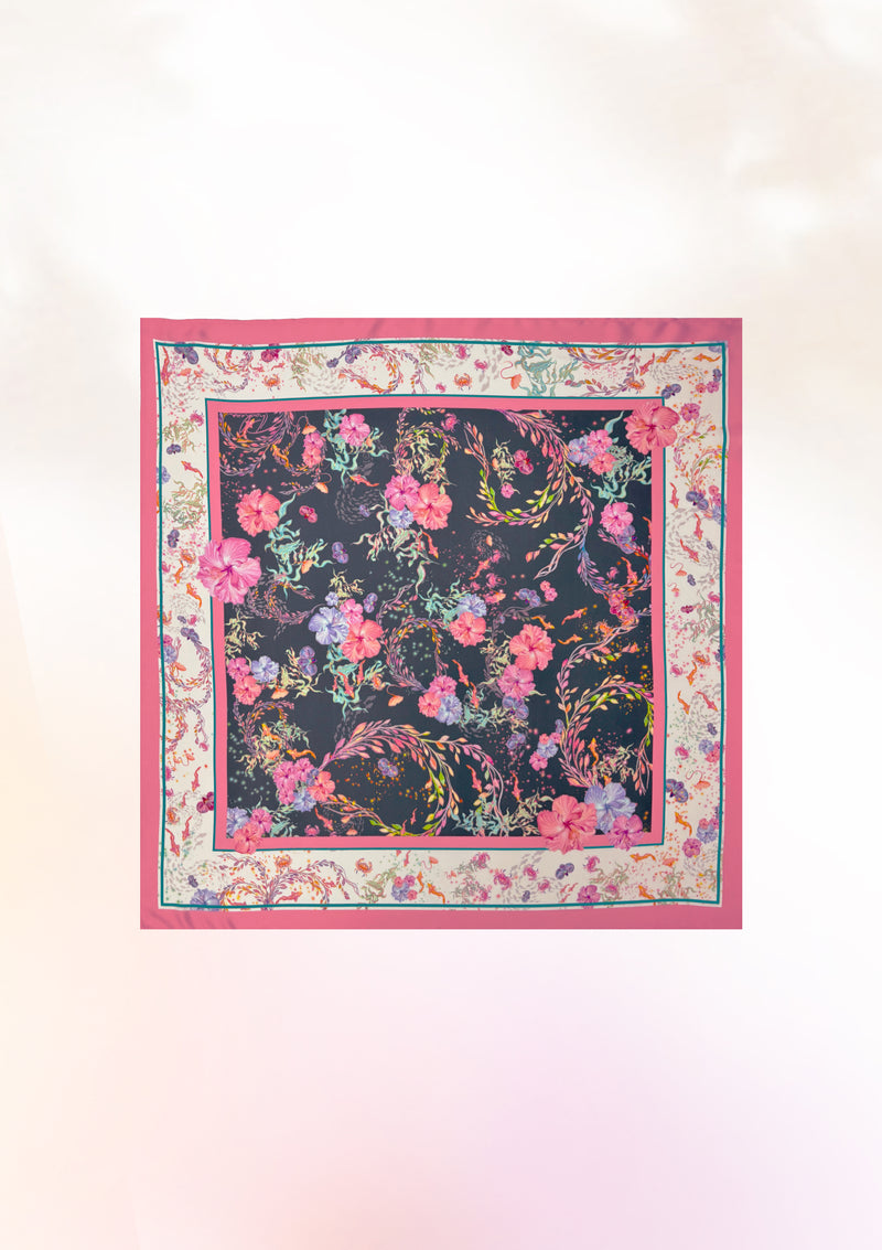Floral Dreamscape Night Scarf