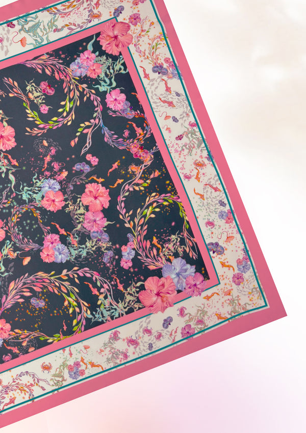 Floral Dreamscape Night Scarf
