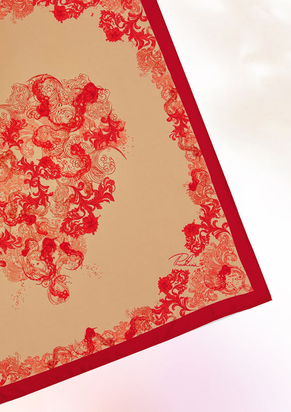 Heart of Chrysanthemums Scarf