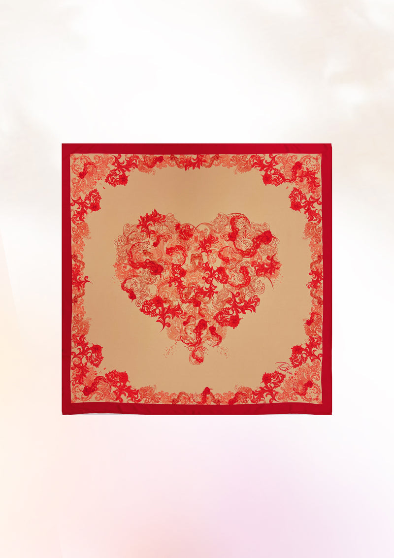 Heart of Chrysanthemums Scarf