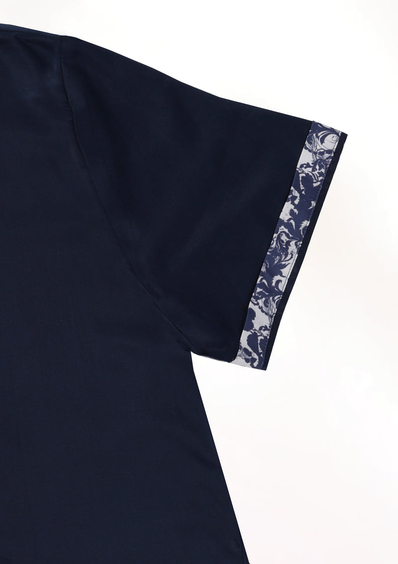 Mid Night Blue Contrast Cuff