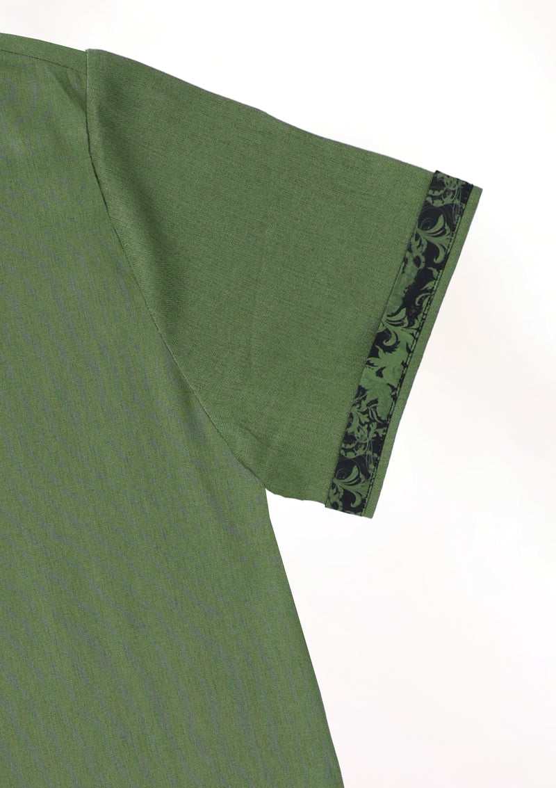 Army Green Contrast Cuff