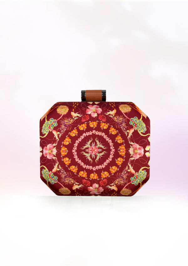 Hibiscus Mandala Clutch