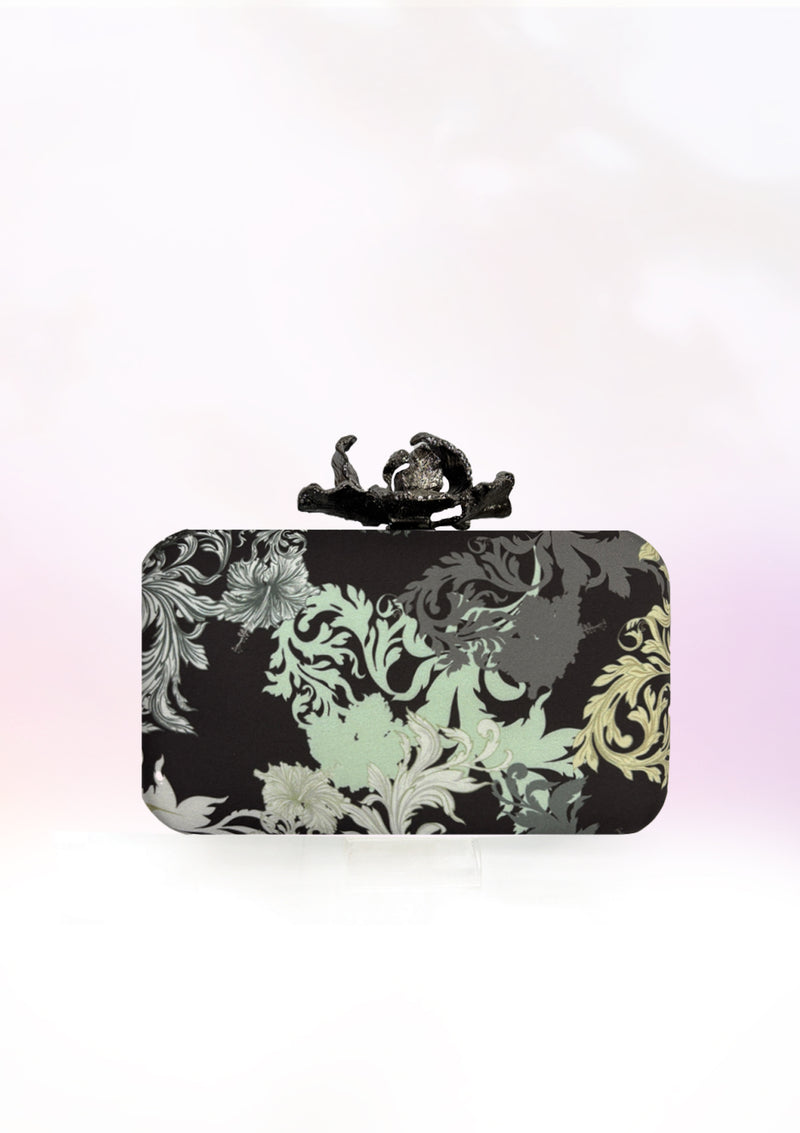 Hibiscus Seaweed Tide Clutch