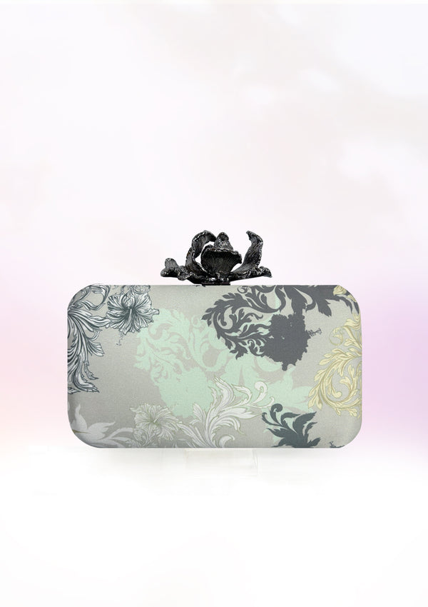 Hibiscus Seaweed Tide Clutch