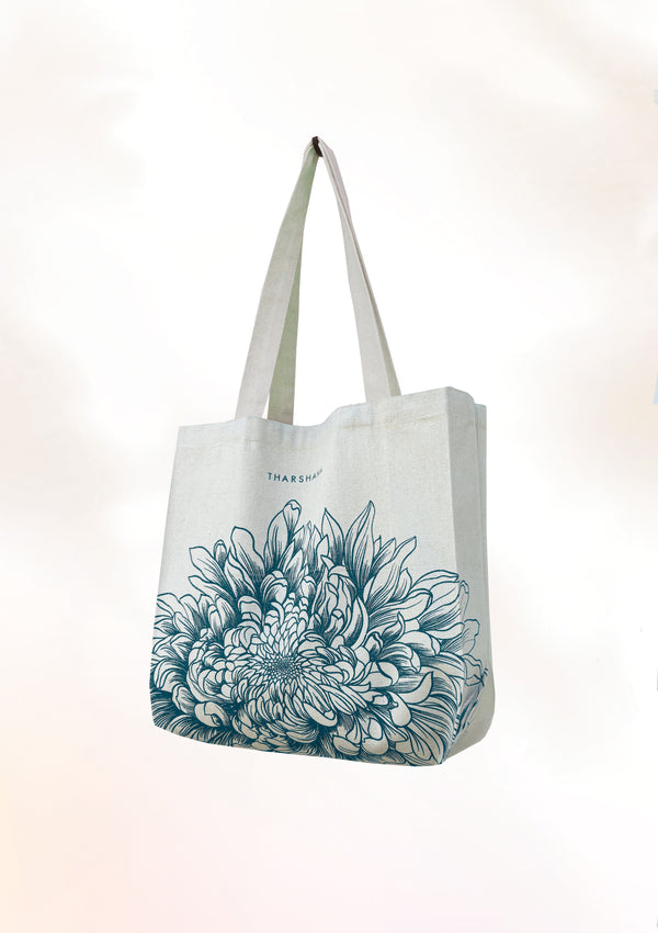Marine Chrysanthemum Tote