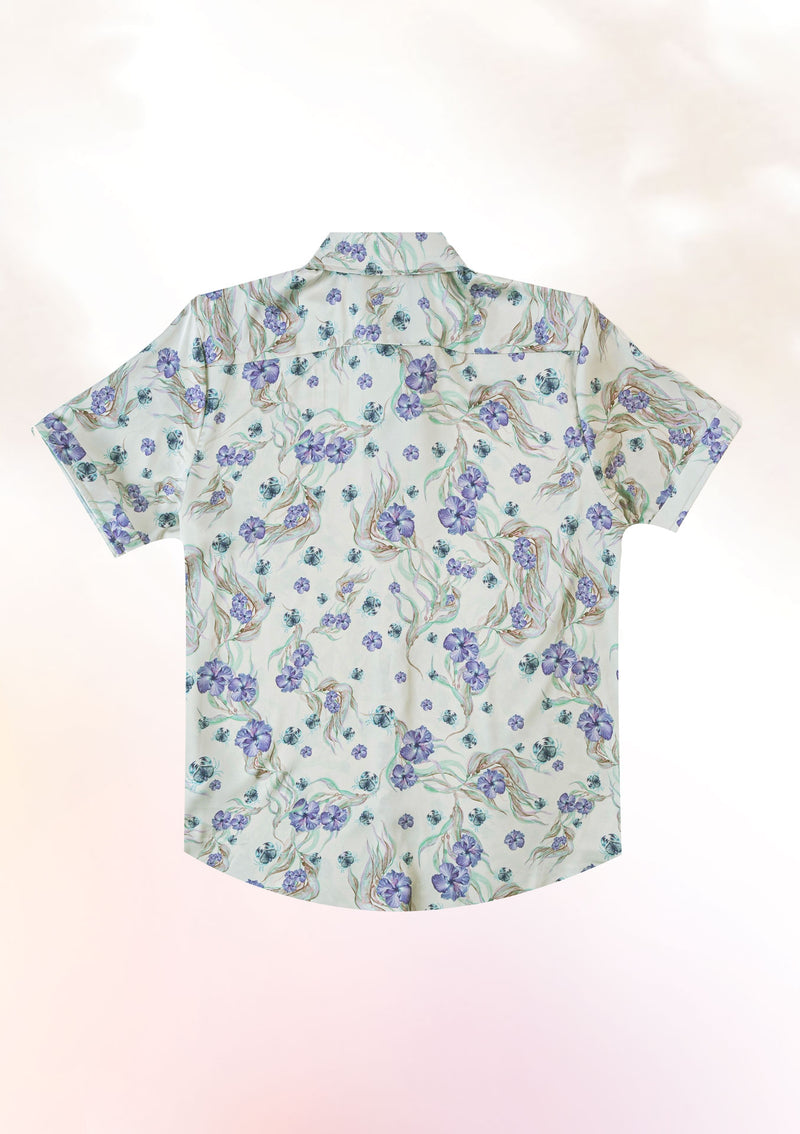 Purple Hibiscus crab Shirt