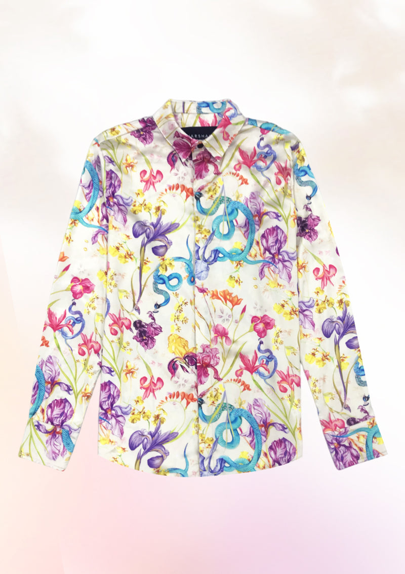 Iris Garden Long Sleeve Shirt