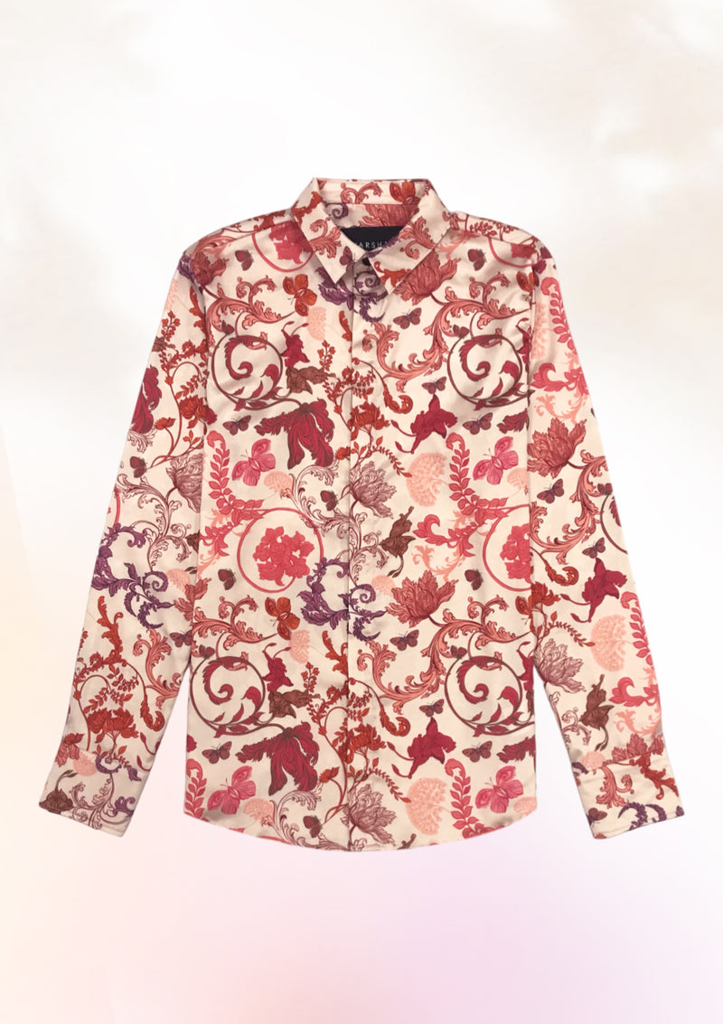 Copper Baroque Long Sleeve Shirt