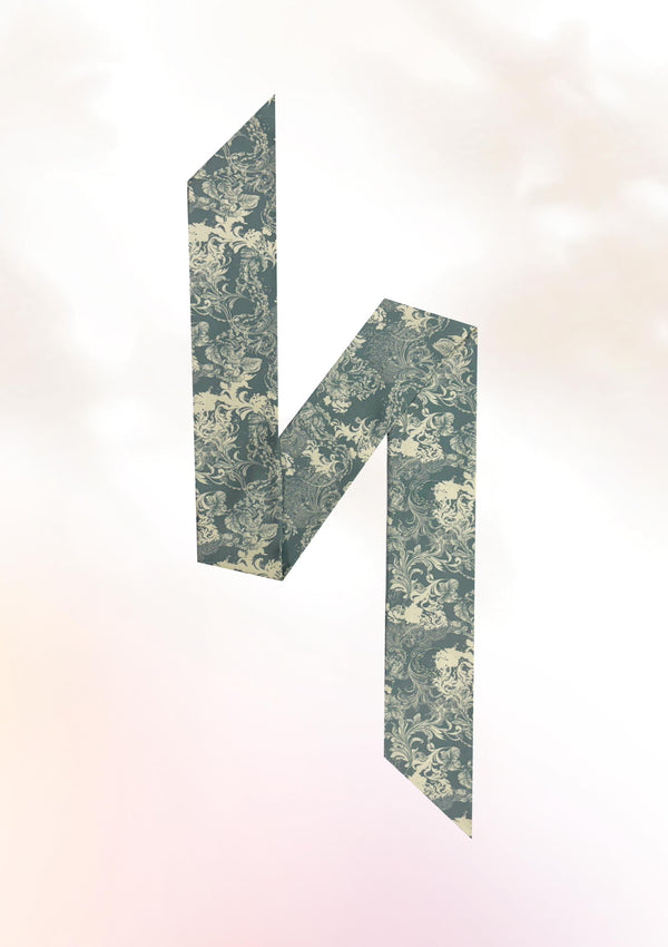 Hibiscus Jellyfish Twilly Scarf