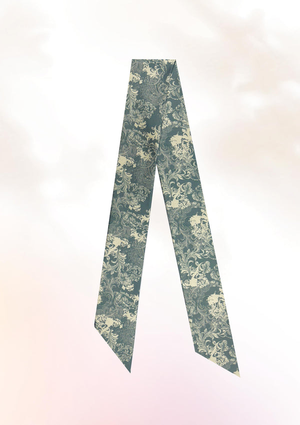 Hibiscus Jellyfish Twilly Scarf