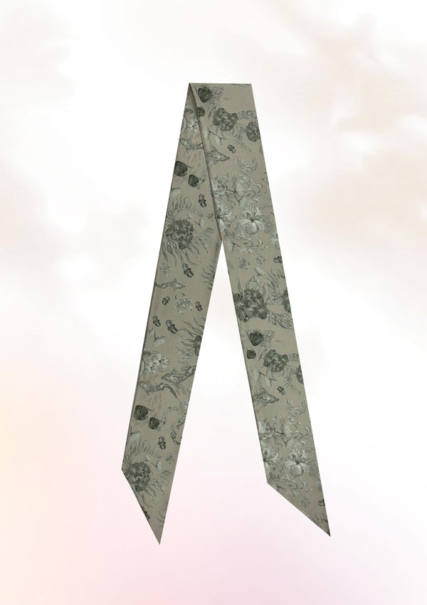 Green Sea Garden Twilly Scarf