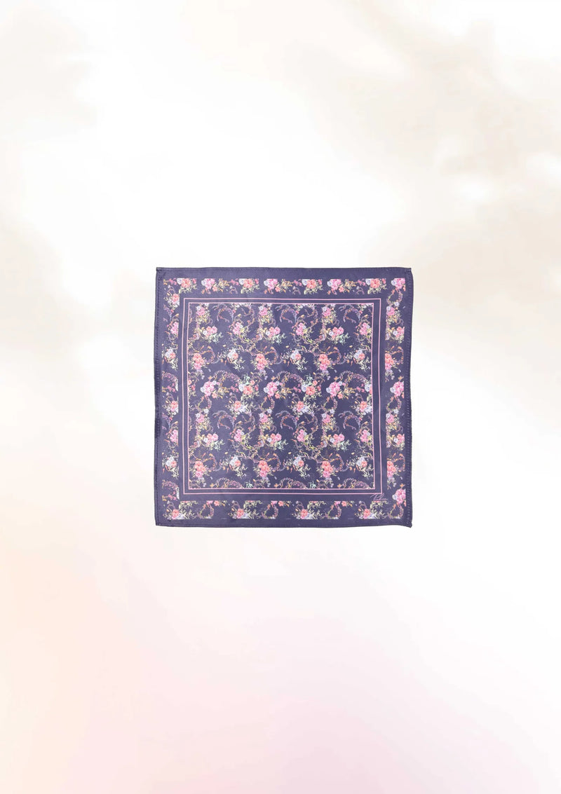 Hibiscus Sea Garden Tie & Pocket Sqaure