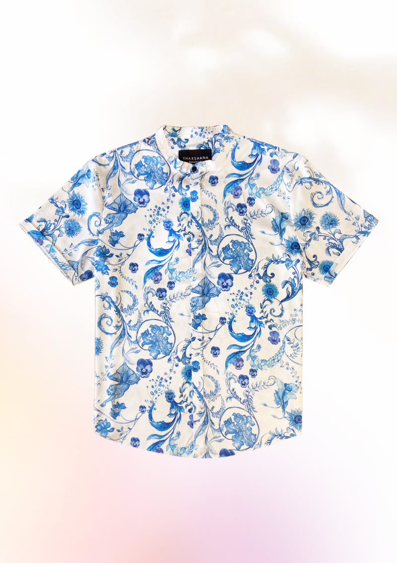 Cobalt Sunflower Shirt