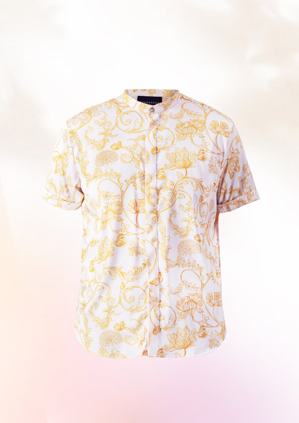 Hues of Yellow Tulip Shirt