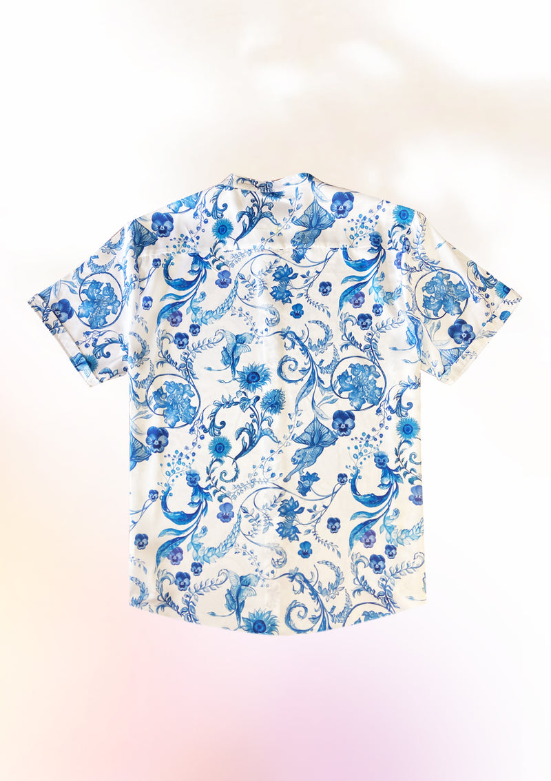 Cobalt Sunflower Shirt