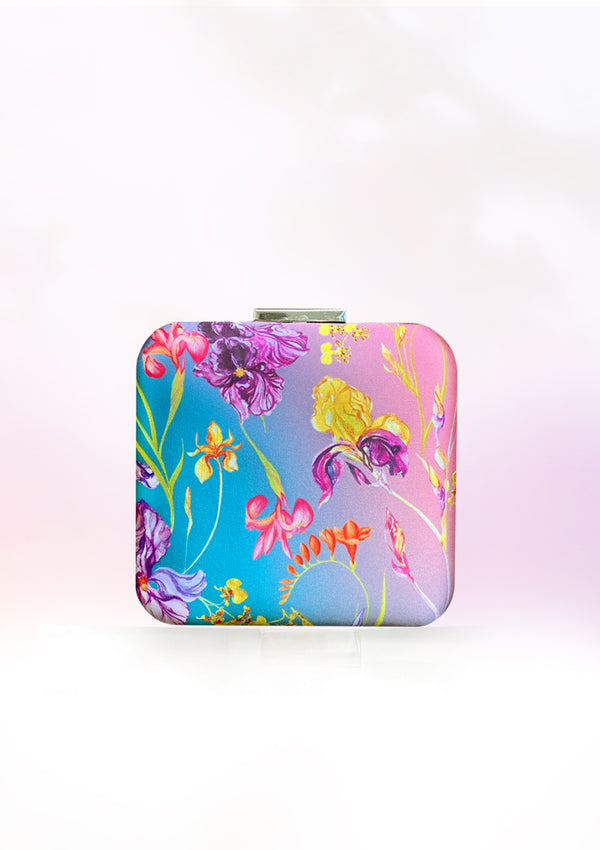 Iris Garden clutch